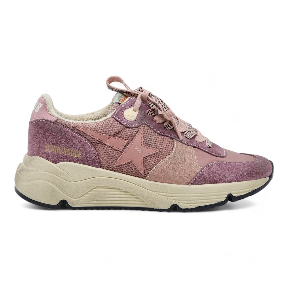 Golden Goose Running Sole Lace-Up Sneakers in Pink EU 40 US 10 - New $695 - Picture 3 of 8
